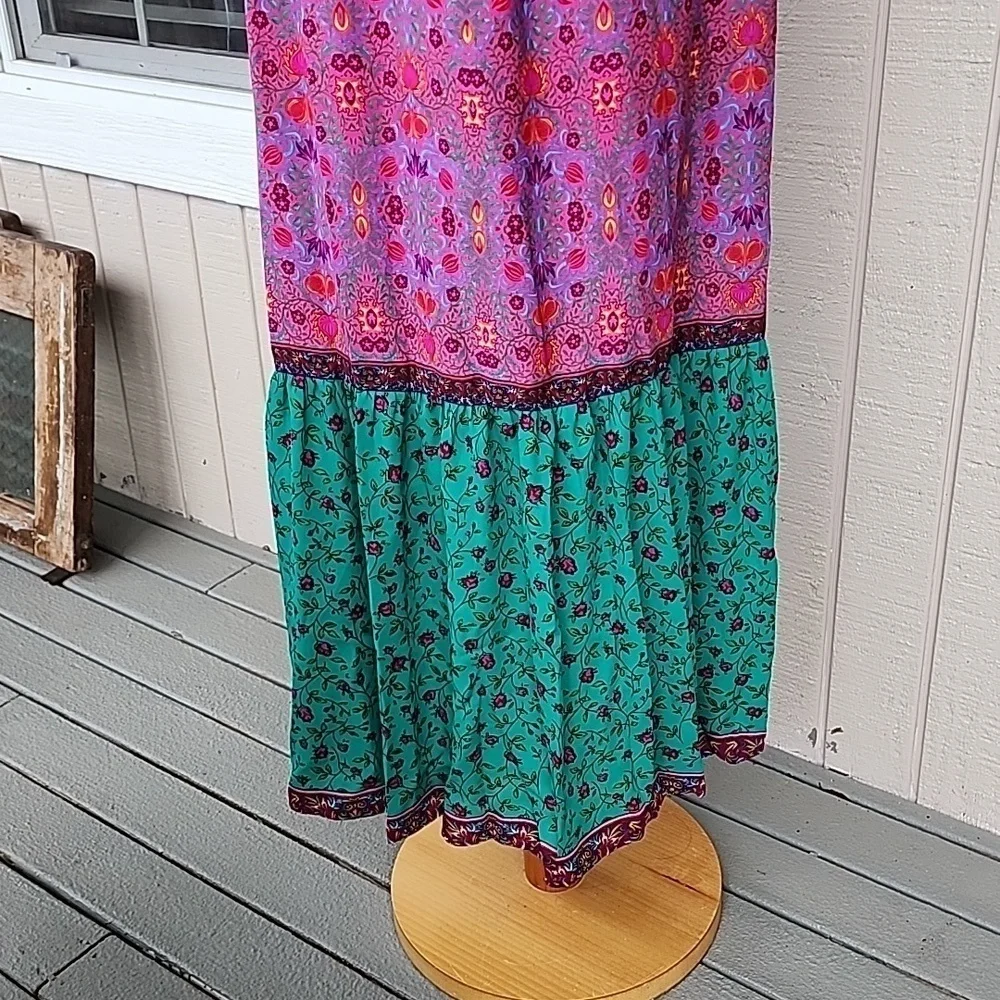 Dalia boho full length dress size 2 nwt - Picture 3 of 6